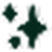 Dark green outlined magic-wand/sparkle icon for process step 2.