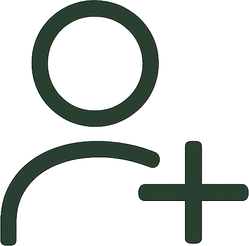 Custom person silhouette with a checkmark, representing a customer response.